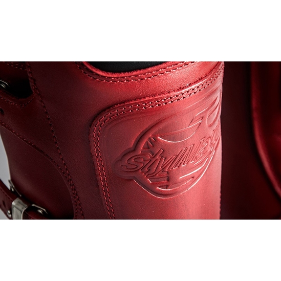STYLMARTIN Continental moto boty červená