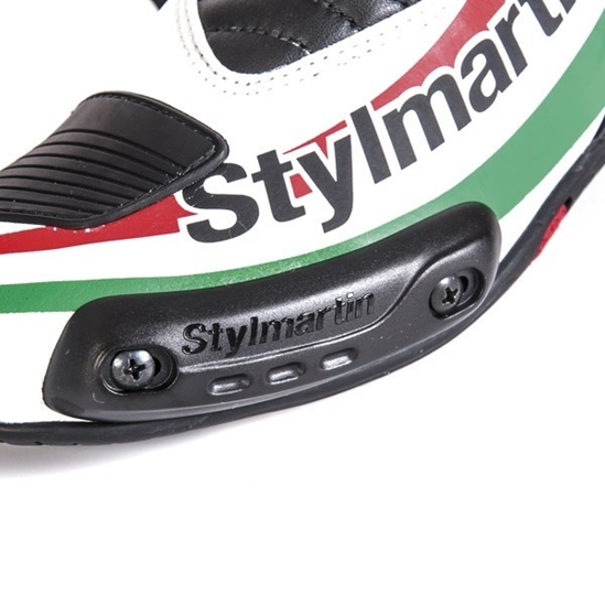 STYLMARTIN Dream RS dětské moto boty bílá/zelená/červená