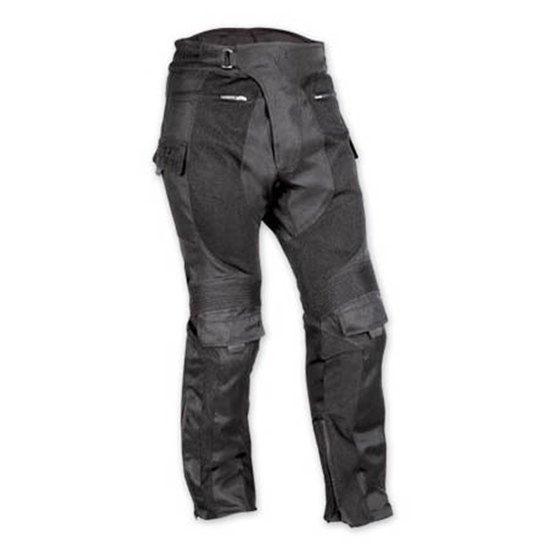 A-PRO SUMMER-MEN pánské černé textilní moto kalhoty