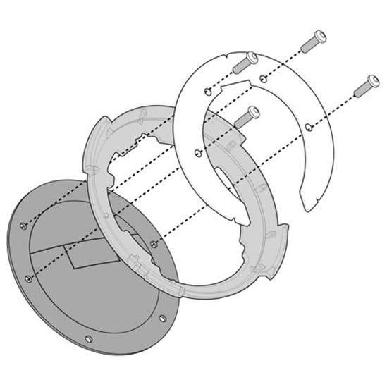 KAPPA Honda CB 500 X - BF44K redukce pro tankvak tanklock 
