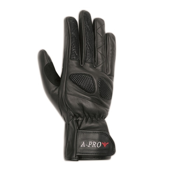 A-PRO BRONX kožené rukavice černá